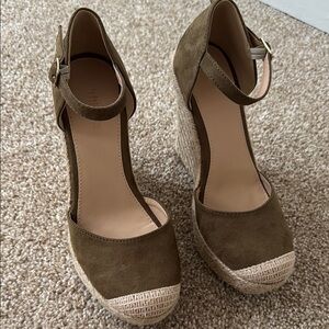 Women's Brown Wedge Sandals